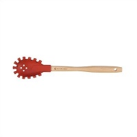 Le Creuset Silicone Pasta Fork, Cherry Red Le Creuset Silicone Pasta Fork, Cherry Red