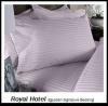 Royal Hotel's Stripe lilac 800 Thread Count 4pc Queen Bed Sheet Set 100% Egyptian Cotton, Sateen Stripe, Deep Pocket