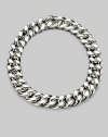 From the Cordelia Collection. Bold and sophisticated, ultra chunky links of sterling silver with a cable link clasp. Sterling silver Length, about 17½ Hinged link clasp Imported