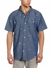 LRG Men's Leafy L Short Sleeve Woven LRG Men's Leafy L Short Sleeve Woven