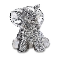 With its trunk raised in song, the beautifully handcrafted Elephant music box from Reed & Barton plays Toy Symphony - perfect gift for animal lovers young and old. With its trunk raised in song, the beautifully handcrafted Elephant music box from Reed & Barton plays Toy Symphony - perfect gift for animal lovers young and old.