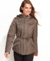 A more stylish take on the classic barn jacket, Esprit's diamond-quilted topper exudes sporty chic.