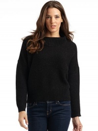 THE LOOKTextured waffle knit constructionFunnelneckRibbed cuffs and hemTHE FITAbout 23 from shoulder to hemTHE MATERIALYak/woolCARE & ORIGINHand washImportedModel shown is 5'9½ (176cm) wearing US size Small. THE LOOKTextured waffle knit constructionFunnelneckRibbed cuffs and hemTHE FITAbout 23 from shoulder to hemTHE MATERIALYak/woolCARE & ORIGINHand washImportedModel shown is 5'9½ (176cm) wearing US size Small.