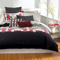 Bar III Pinball Full/Queen Comforter Black/Red/Taupe/Silver Bar III Pinball Full/Queen Comforter Black/Red/Taupe/Silver