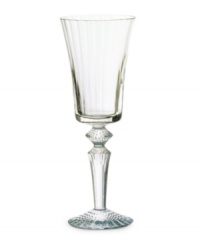 Baccarat raises a glass, elevating formal tables with the spectacularly detailed Mille Nuits water goblet. Strong lines and a beveled texture in weighty, dishwasher-safe crystal lend bold, effortless elegance to every occasion. Baccarat raises a glass, elevating formal tables with the spectacularly detailed Mille Nuits water goblet. Strong lines and a beveled texture in weighty, dishwasher-safe crystal lend bold, effortless elegance to every occasion.