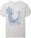 Keep the calm of the island with you in this graphic t-shirt from Tasso Elba.