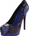 Pour La Victoire Women's Zimmer Platform Pump,Dusty Blue,8.5 M US