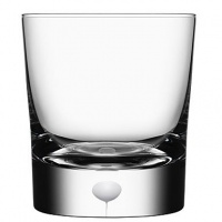 Orrefors Intermezzo Satin Crystal Double Old Fashioned