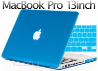 Kuzy - 2in1 AQUA Blue 13inch Rubberized Satin Hard Case and Keyboard cover for NEW Macbook PRO 13.3 Inch (A1278 with or without Thunderbolt) Aluminum Unibody Kuzy - 2in1 AQUA Blue 13inch Rubberized Satin Hard Case and Keyboard cover for NEW Macbook PRO 13.3 Inch (A1278 with or without Thunderbolt) Aluminum Unibody