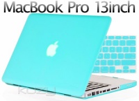 Kuzy - 2in1 Teal / Turquoise Hot Blue 13-Inch Rubberized Satin Hard Case and Keyboard Cover for NEW Macbook PRO 13.3 (A1278 with or without Thunderbolt) Aluminum Unibody Skin. Kuzy - 2in1 Teal / Turquoise Hot Blue 13-Inch Rubberized Satin Hard Case and Keyboard Cover for NEW Macbook PRO 13.3 (A1278 with or without Thunderbolt) Aluminum Unibody Skin.