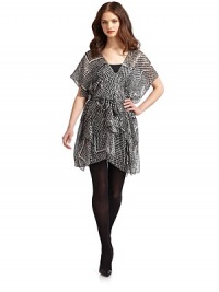 THE LOOKAllover metallic printDouble V-neckDolman sleevesTie waistDraped ruffles, front and backTank dress underlayPullover styleTHE FITAbout 31 from shoulder to hemTHE MATERIAL88% silk/12% metallicFully linedCARE & ORIGINDry cleanImportedModel shown is 5'10 (177cm) wearing US size Small. THE LOOKAllover metallic printDouble V-neckDolman sleevesTie waistDraped ruffles, front and backTank dress underlayPullover styleTHE FITAbout 31 from shoulder to hemTHE MATERIAL88% silk/12% metallicFully linedCARE & ORIGINDry cleanImportedModel shown is 5'10 (177cm) wearing US size Small.
