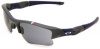 Oakley Mens Flak Jacket XLJ 24-299 Rimless Sunglasses,Dark Grey Frame/Grey Lens,One Size