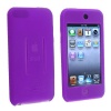 eForCity Soft Silicone Skin Case Shield for Apple iPod touch 1G/2G/3G - Purple