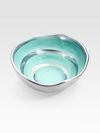 Much of Wainwright's inspiration comes from his time in Italy, and the Como collection is no different, inspired by the lake's gentle ripples and eddies. From the Como Collection1¾H X 3¾ diam.AluminumHand washImported Much of Wainwright's inspiration comes from his time in Italy, and the Como collection is no different, inspired by the lake's gentle ripples and eddies. From the Como Collection1¾H X 3¾ diam.AluminumHand washImported