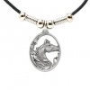 Earth Spirit Necklace - Horse Head in Oval - Earth Spirit Necklace