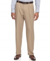 On-the-go or in your chair, these wrinkle-free pants from Haggar keep you feeling great any day of the week.