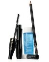 Create your most eye-catching beauty. Starring Hypnose Mascara, the classic necessity for buildable, custom volume. Instantly increases lash volume up to 6 times. Gift set contains: Hypnose Custom Volume Mascara in Black 0.22 oz., Cils Booster XL Super-Enhancing Mascara Base 0.07 oz., Le Crayon Khol Eyeliner in Black Ebony 0.07 oz., Bi-Facil Double-Action Eye Makeup Remover 1.7 oz.. 