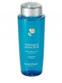 Alcohol-Free Freshener. Soothing and cooling, this alcohol-free, pH balanced freshener gently tones and refines skin without depleting the natural oils of normal/combination skin. Formulated with skin-softening distilled flower water, this refreshing formula gives skin a cool, hydrating lift. Leaves skin perfectly clean, soft and supple. Dermatologist-tested for safety. Alcohol-Free Freshener. Soothing and cooling, this alcohol-free, pH balanced freshener gently tones and refines skin without depleting the natural oils of normal/combination skin. Formulated with skin-softening distilled flower water, this refreshing formula gives skin a cool, hydrating lift. Leaves skin perfectly clean, soft and supple. Dermatologist-tested for safety.