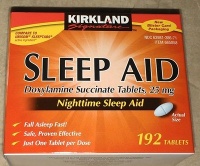 Kirkland Sleep Aid Doxylamine Succinate 25 mg, 192 tablets Kirkland Sleep Aid Doxylamine Succinate 25 mg, 192 tablets