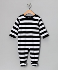 Leveret Velour Striped Coverall Rompers Footed One Piece (Size 3-18 Months) Leveret Velour Striped Coverall Rompers Footed One Piece (Size 3-18 Months)