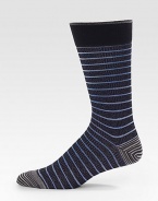 A perfect blend of classic patterns and stripes into one supremely soft, mid-calf design.Mid-calf height64% cotton/35% nylon/1% lycraMachine washImported