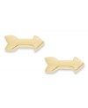 Get the point. Studio Silver's arrow stud earrings are set in 18k gold over sterling silver for a fashion-forward statement. Approximate width: 1/4 inch.