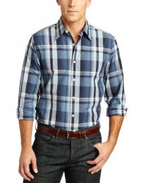 Perry Ellis Men's Long Sleeve Ombre Shirt, Ink, X-Large Perry Ellis Men's Long Sleeve Ombre Shirt, Ink, X-Large