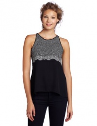 BCBGMAXAZRIA Women's Caralyn Halter Tank Top With Open Back BCBGMAXAZRIA Women's Caralyn Halter Tank Top With Open Back