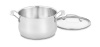 Cuisinart 445-22 Contour Stainless 5-Quart Dutch Oven with Glass Cover