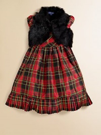 A party-ready dress features all the right details, including a matching sash at the empire waist and tulle lining for a playful, voluminous shape.Straight necklineShort puff sleevesBack buttonsEmpire waist with matching sashFull skirtPleated hemSilkDry cleanImported Please note: number of buttons may vary depending on size ordered. A party-ready dress features all the right details, including a matching sash at the empire waist and tulle lining for a playful, voluminous shape.Straight necklineShort puff sleevesBack buttonsEmpire waist with matching sashFull skirtPleated hemSilkDry cleanImported Please note: number of buttons may vary depending on size ordered.