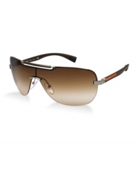 The high-performance distinctive Red Stripe logo of Prada Linea Rossa is a lifestyle sunwear collection created for the fashion-forward consumer. For those who wear sunglasses for competitive and noncompetitive sports and leisure, Prada Linea Rossa unites both active and leisure lifestyles in an eyewear collection, while holding fast to the unmistakable Prada style. The high-performance distinctive Red Stripe logo of Prada Linea Rossa is a lifestyle sunwear collection created for the fashion-forward consumer. For those who wear sunglasses for competitive and noncompetitive sports and leisure, Prada Linea Rossa unites both active and leisure lifestyles in an eyewear collection, while holding fast to the unmistakable Prada style.