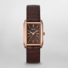 Fossil Adele Leather Watch - Brown and Rose