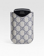 Slipcase design in GG plus fabric. 3.7L X 4.5H Made in Italy 
