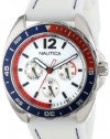 Nautica Unisex N09907G Sport Ring Multifunction White Box Set Watch