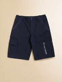 Rugged and ready for adventure, these classic cargo pants are crafted in ripstop cotton with plenty of pockets for a cool utilitarian vibe.Front button closureWaistband with belt loopsZip flyAngled welt pockets at hipsButton-flap cargo pocketsCottonMachine washImported Rugged and ready for adventure, these classic cargo pants are crafted in ripstop cotton with plenty of pockets for a cool utilitarian vibe.Front button closureWaistband with belt loopsZip flyAngled welt pockets at hipsButton-flap cargo pocketsCottonMachine washImported