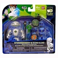 Ben 10 Alien Creation Chamber Mini Figure 2-Pack Spidermonkey and Echo Echo Ben 10 Alien Creation Chamber Mini Figure 2-Pack Spidermonkey and Echo Echo