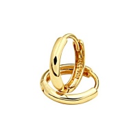 14K Yellow Gold 2mm Thickness Small Huggies Earrings for Kids & Teens (0.4 or 10mm) 14K Yellow Gold 2mm Thickness Small Huggies Earrings for Kids & Teens (0.4 or 10mm)