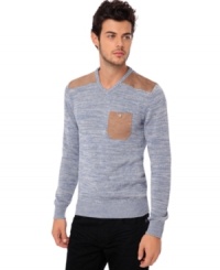 Sleek and urban with a slim, modern silhouette, Buffalo David Bitton's Wozilk sweater will be your go-to essential for dapper everyday style. Sleek and urban with a slim, modern silhouette, Buffalo David Bitton's Wozilk sweater will be your go-to essential for dapper everyday style.