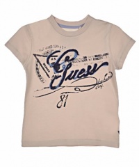 Guess Postage T-Shirt (Sizes 8 - 20) - beige, 8 - 10 Guess Postage T-Shirt (Sizes 8 - 20) - beige, 8 - 10
