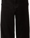 Kitestrings Boys 2-7 Toddler Flat Front Corduroy Pant, Black, 2T
