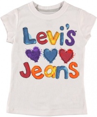 Levi's Splash Hearts T-Shirt (Sizes 2T - 4T) - white, 2t Levi's Splash Hearts T-Shirt (Sizes 2T - 4T) - white, 2t