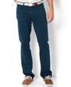 Fall is for color changes, so switch up your blues with these straight fit jeans from Nautica.