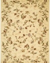 Safavieh LNH325A Lyndhurst Collection Round Area Rug, 5-Feet 3-Inch Round, Beige