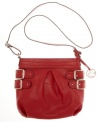 Buckle up! Buckle straps lend an edge to the Danni crossbody purse by Style&co.