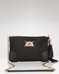 Daytime style doesn't get easier than this Juicy Couture crossbody, crafted of perfectly practical nylon with a hands-free silhouette. Daytime style doesn't get easier than this Juicy Couture crossbody, crafted of perfectly practical nylon with a hands-free silhouette.