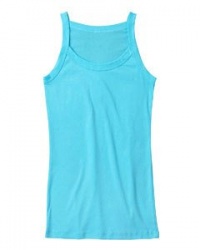 Bella Women's Super Soft Sheer Sleeveless Tank Top, light aqua, Large Bella Women's Super Soft Sheer Sleeveless Tank Top, light aqua, Large