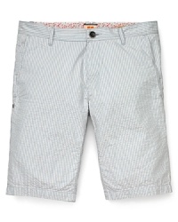 Classic seersucker shorts bring an air of tradition to your look, but BOSS Orange makes it modern with an innovative silhouette and a contrast trim interior waist. Classic seersucker shorts bring an air of tradition to your look, but BOSS Orange makes it modern with an innovative silhouette and a contrast trim interior waist.