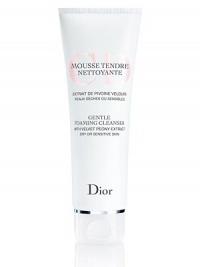 A gentle cleanser that delicately foams away makeup and impurities, while reducing inflammation and dehydration. 4.5 oz. A gentle cleanser that delicately foams away makeup and impurities, while reducing inflammation and dehydration. 4.5 oz.