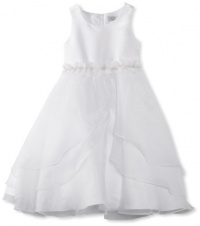 Us Angels Girls 7-16 The Petal Dress, White, 10 Us Angels Girls 7-16 The Petal Dress, White, 10