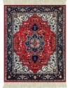 Lextra Tabriz Heriz MouseRug, 10.25 x 7.125 Inches, Red, Navy and White, One (ATH-1)